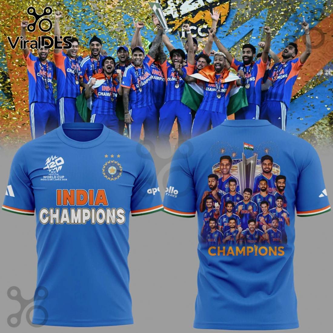 India Cricket Champions T20 World Cup 2026 Commemorative Fan Shirt India Cricket Champions T20 World Cup 2026 Commemorative Fan Shirt