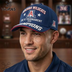 Arizona Wildcats Big 12 Tournament 2026 Champions Premium Cap