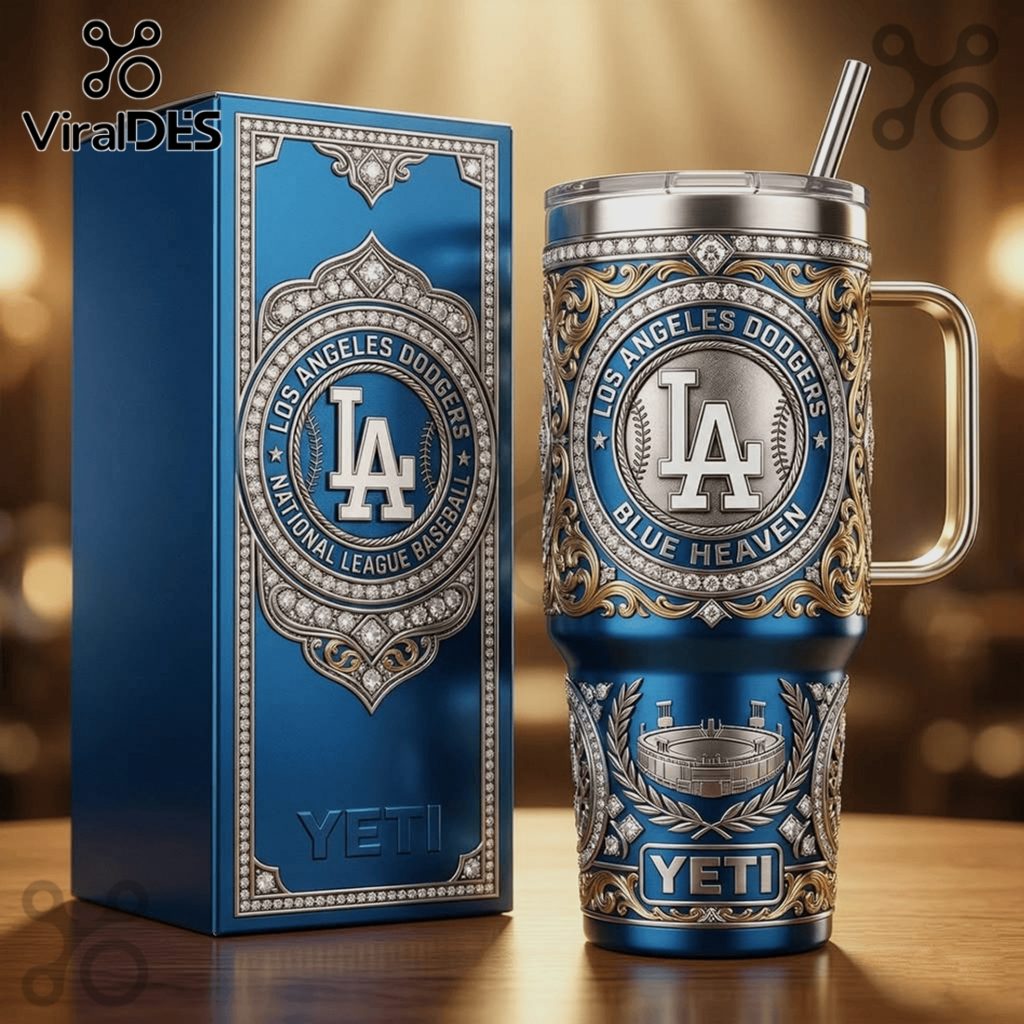 Los Angeles Dodgers Luxury Diamond Edition Insulated YETI Tumbler