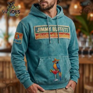 Jimmy Buffett It’s 5 O’Clock Somewhere Parrot Graphic Hoodie