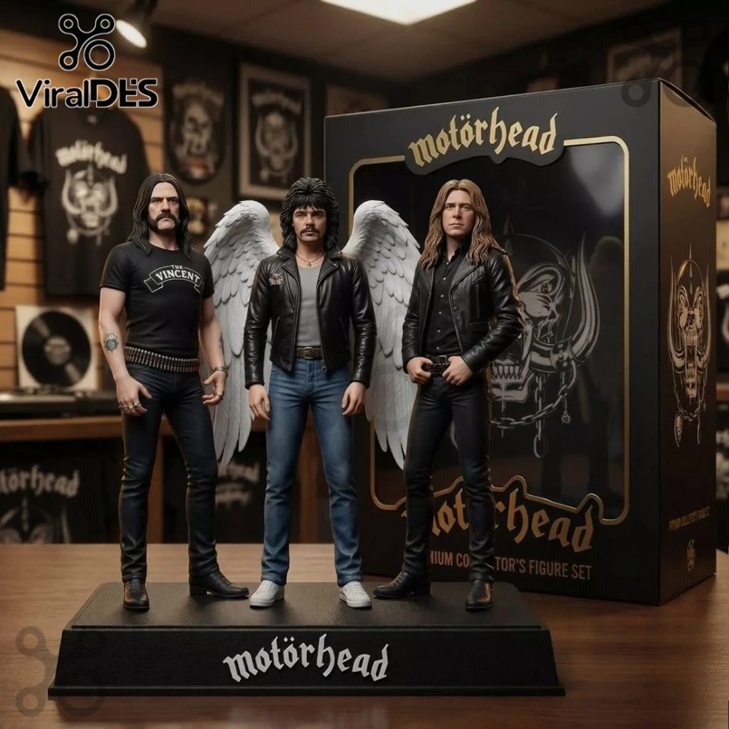 Motörhead Band Angel Wings Premium Collector’s Figure Set