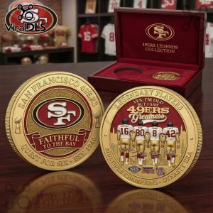 San Francisco 49ers Legends Collection Commemorative Gold Plated Coin