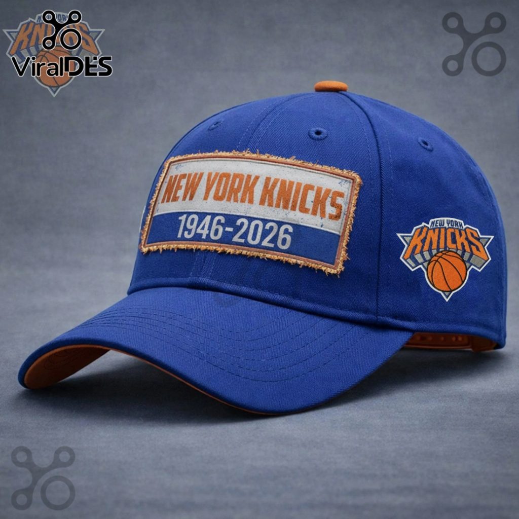New York Knicks 1946-2026 Anniversary NBA Premium Adjustable Cap