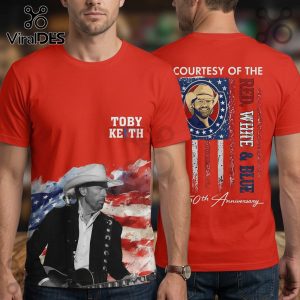 Toby Keith 250th Anniversary Red White Blue USA Flag 3D Graphic T-Shirt