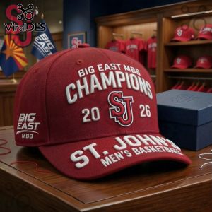 St. John’s Red Storm Big East Champions 2026 Premium Baseball Cap