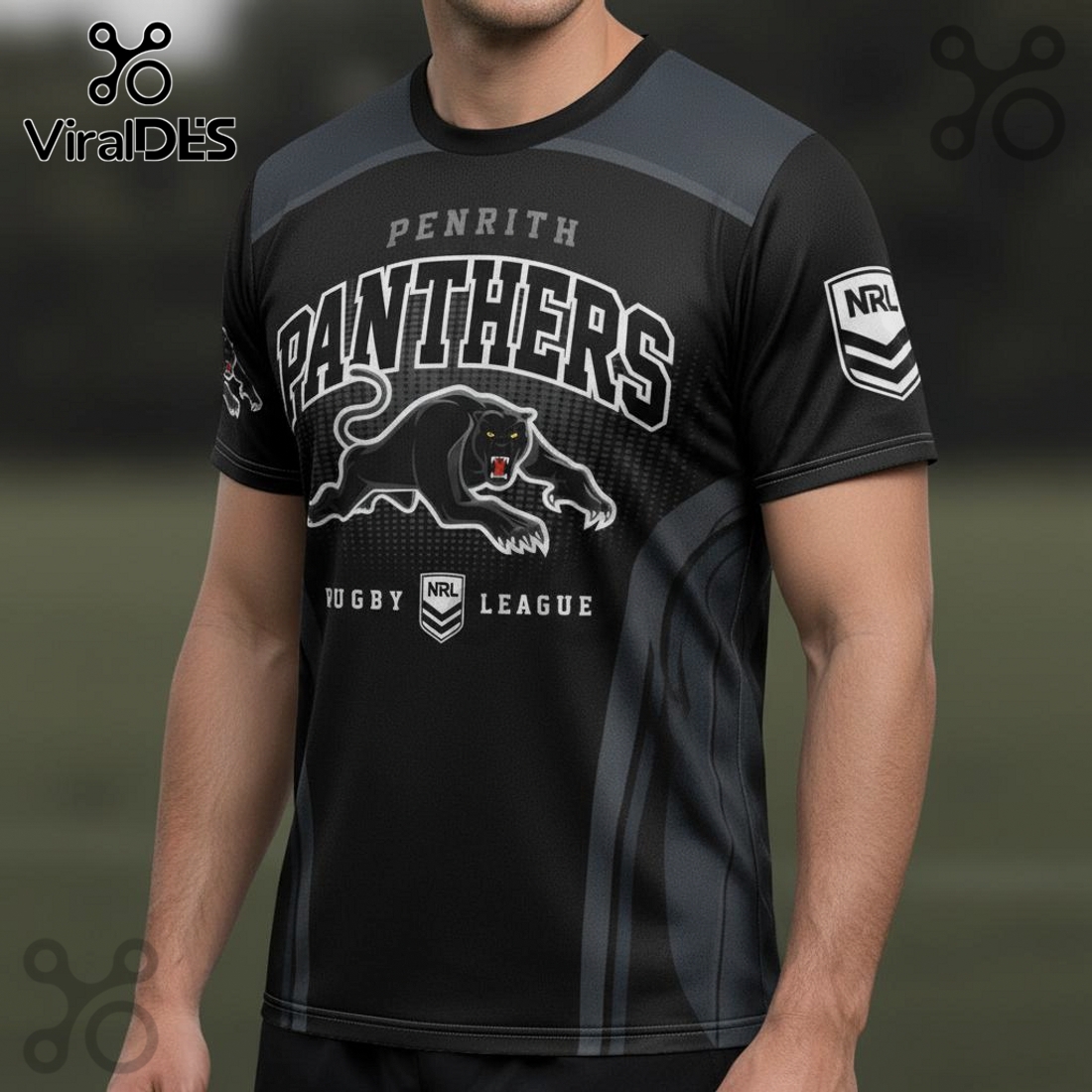 Penrith Panthers Rugby NRL League Supporter Graphic Shirt Penrith Panthers Rugby NRL League Supporter Graphic Shirt