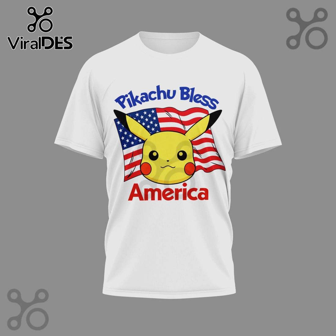 Pikachu United States of America 250th Anniversary Patriotic T-Shirt Pikachu United States of America 250th Anniversary Patriotic T-Shirt