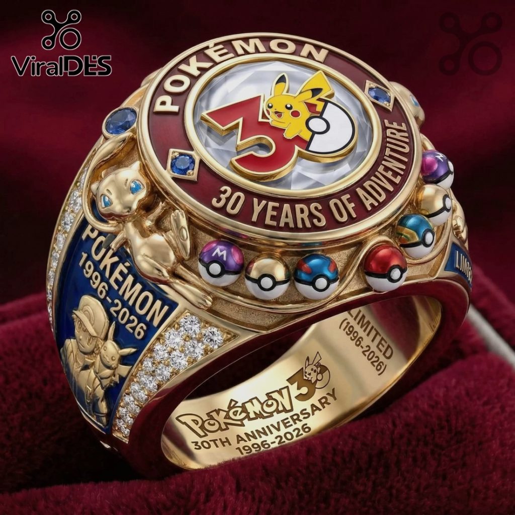 Pokémon 30th Anniversary Limited Edition Commemorative Ring