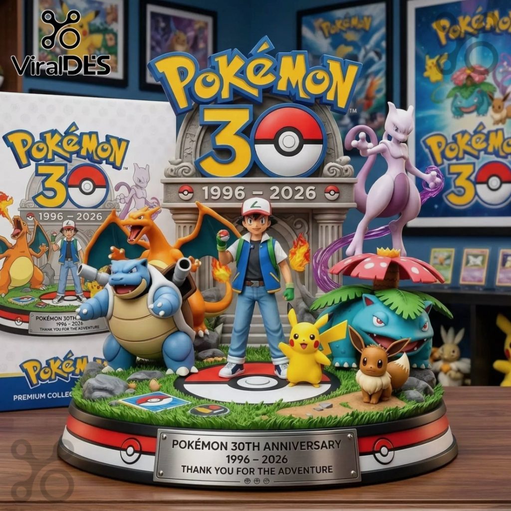 Pokémon 30th Anniversary Premium Limited Edition Statue