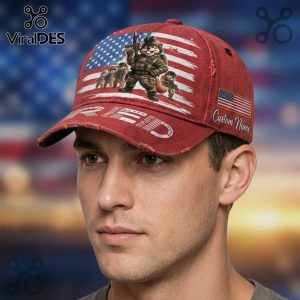BUC RED Remember Everyone Deployed American Flag Graphic Classic Cap
