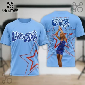 Light blue tee, 'Like A Star' graphic, Corinne Bailey Rae 2026 Tour dates, photo print!