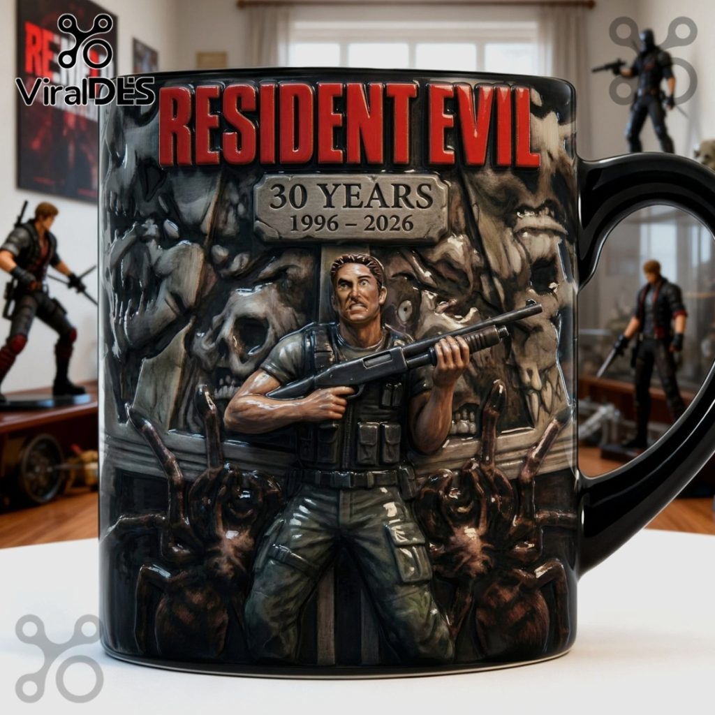 Resident Evil 30th Anniversary Premium Sculpted Collectible Mug