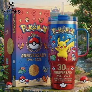 Pokémon 30th Anniversary Kanto Legacy Limited Edition Collector’s Series Tumbler