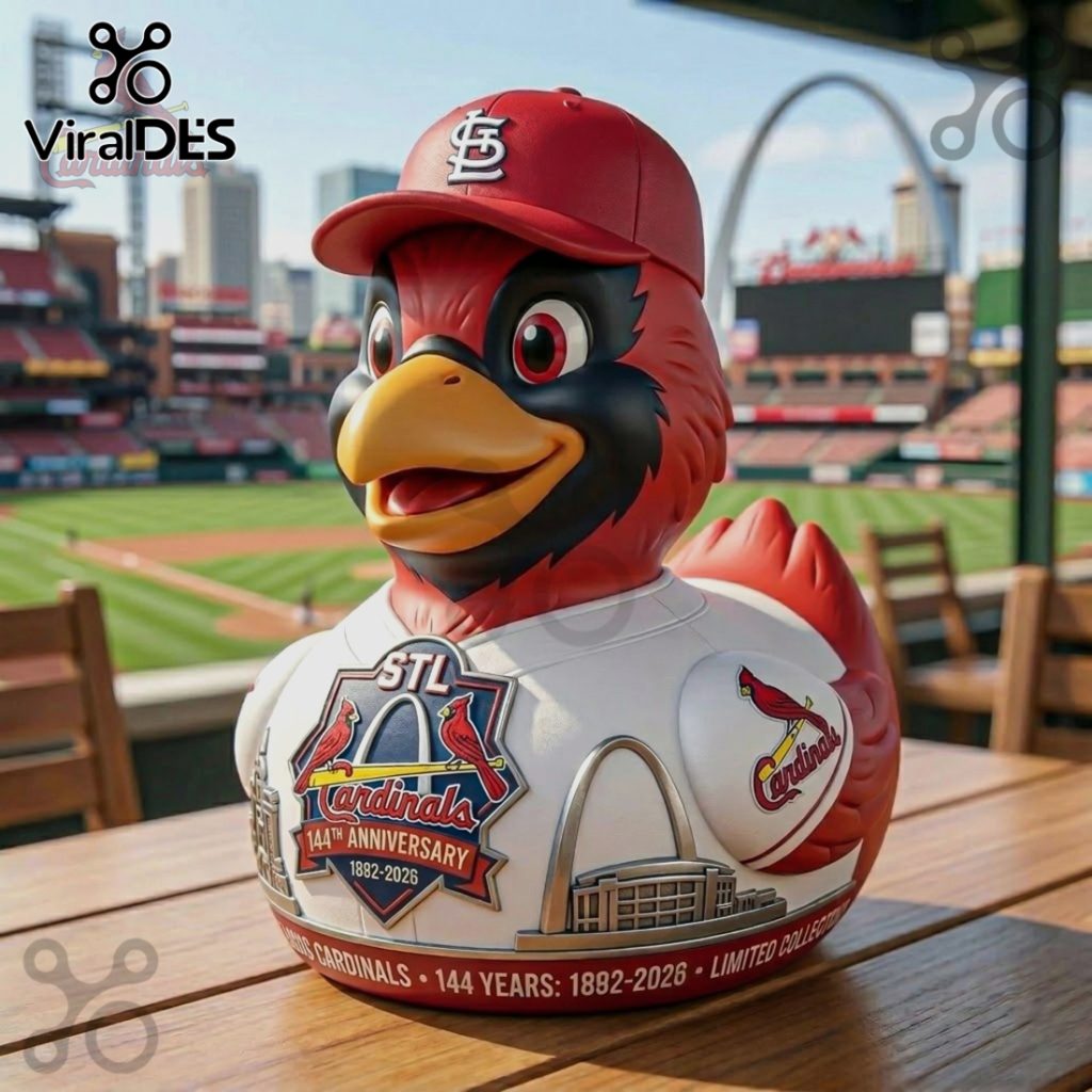 St. Louis Cardinals 144th Anniversary Limited Edition Rubber Duck