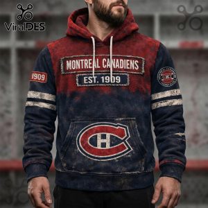 Montreal Canadiens Hockey Vintage Graphic Pullover Hoodie