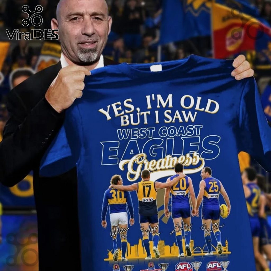 West Coast Eagles Greatness Premium Graphic Tee Shirt
