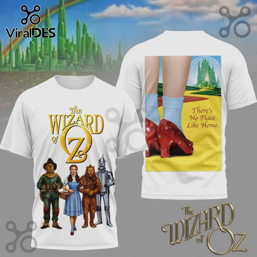 Wizard of Oz Graphic T-Shirt, Movie Scene Art, Dorothy & Friends Tee Wizard of Oz Graphic T-Shirt, Movie Scene Art, Dorothy & Friends Tee