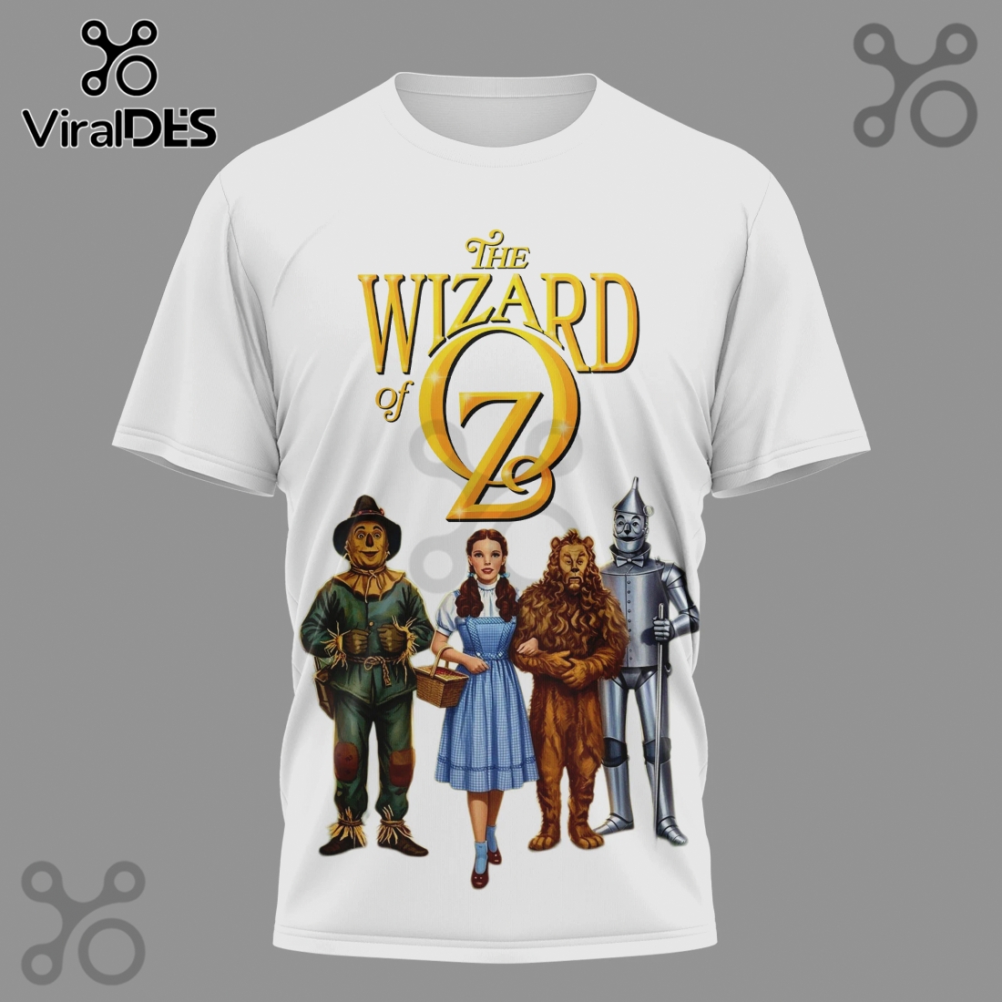 Wizard of Oz Graphic T-Shirt, Movie Scene Art, Dorothy & Friends Tee Wizard of Oz Graphic T-Shirt, Movie Scene Art, Dorothy & Friends Tee
