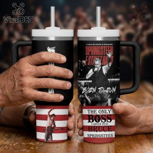 Bruce Springsteen ‘The Boss’ Fan Art Stanley Tumbler