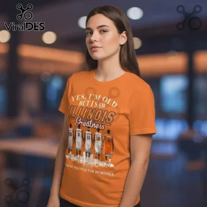 Illinois Basketball Greatness I Saw Commemorative Fan T-Shirt