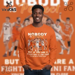 Fighting Illini Basketball Perfect Fan Quote Graphic Crewneck Sweatshirt