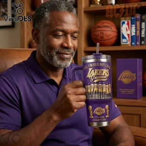 Lakers Saw Greatness 17x NBA Champions 40oz Stanley Tumbler