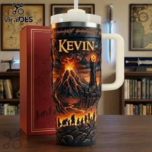 Lord of the Rings Personalized 3D Mount Doom Tumbler