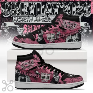 $uicideboy$ GREYDAY 2026 Pink Skull Custom Air Jordan 1