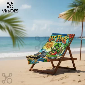 Rat Fink Hot Rod Tropical Summer Car Art Design Beach Towel