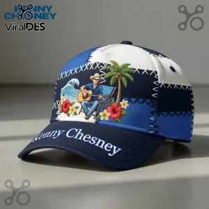 Kenny Chesney No Shoes Nation Island Life Blue Baseball Cap