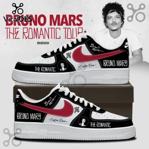 Bruno Mars The Romantic Tour Limited Edition AIir Force 1 Sneakers