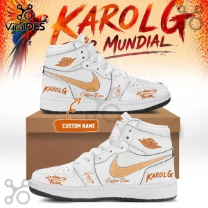 Karol G Nos Vamos de Tour Limited Edition Custom High-Top Sneakers