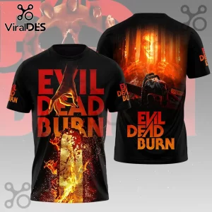 Evil Dead Burn Chainsaw Horror Movie Fandom T-Shirt