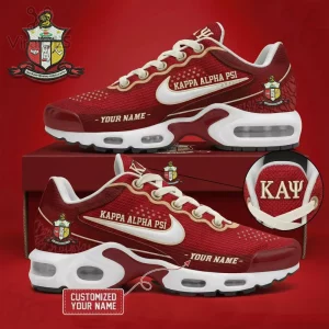 Kappa Alpha Psi Fraternity Personalized Red Custom Air Max Plus