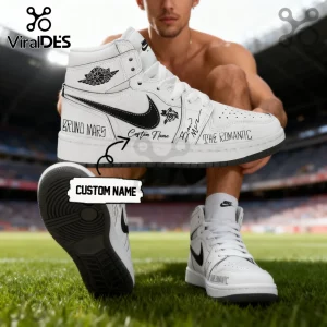 Bruno Mars The Romantic Signature High-Top Sneakers