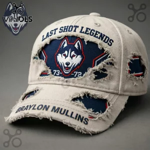 Braylon Mullins Huskies Last Shot Legends Distressed Baseball Cap