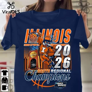 NCAA March Madness Illinois 2026 South Regional Champs Shirt