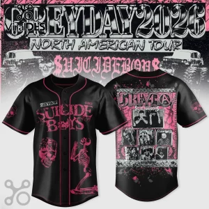 GREYDAY 2023 Suicide Boys North American Tour Baseball Jersey