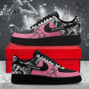 Suicideboys G59 Premium Pink Black Air Force 1 Sneakers