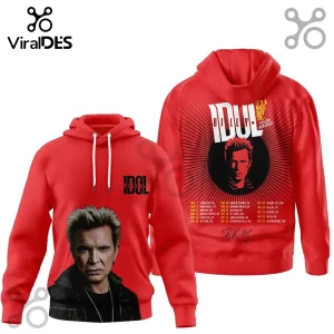 Billy Idol It’s a Nice Day To Tour Again Concert Commemorative Hoodie
