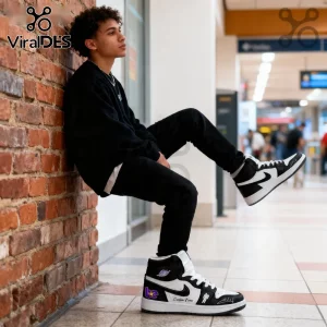 Billie Eilish Hit Me Hard and Soft Custom Signature Air Jordan 1 High-Top