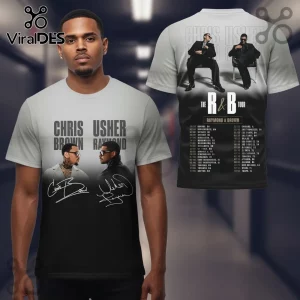 Chris Brown Usher The R&B Tour 2026 Concert T-Shirt