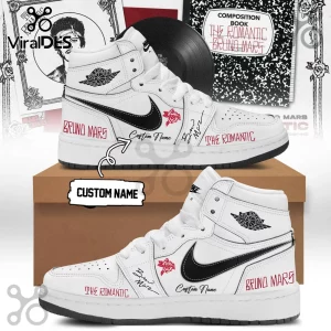 Bruno Mars The Romantic Limited Edition White High-Top Shoes