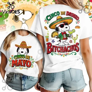Snoopy Cinco de Mayo Funny Festive Drinko Fiesta Graphic T-Shirt