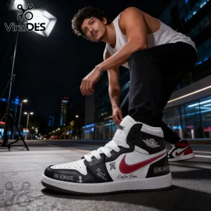 Bruno Mars The Romantic Tour Signature Air Jordan 1 Sneakers