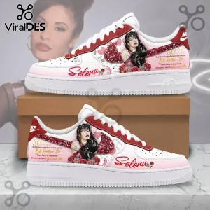 Selena Quintanilla 30th Anniversary Commemorative Custom Air Force 1 Shoes