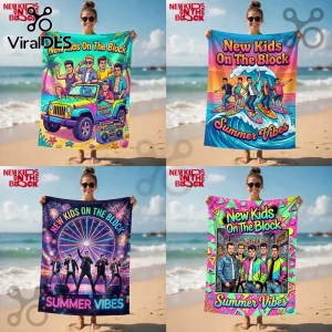 New Kids On The Block Summer Beach Towel