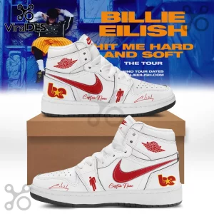 Billie Eilish Hit Me Hard & Soft Tour Custom High-Top Sneakers