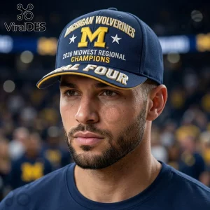 Michigan Wolverines Basketball 2026 Final Four Championship Cap