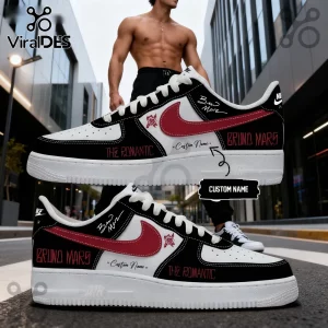 Bruno Mars The Romantic Tour Limited Edition Air Force 1 Sneakers